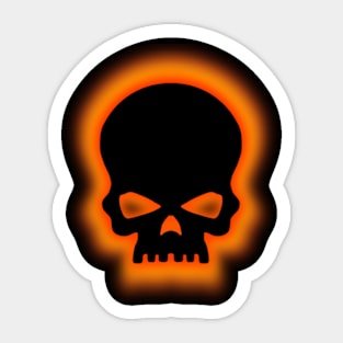 Halloween Skull Sticker